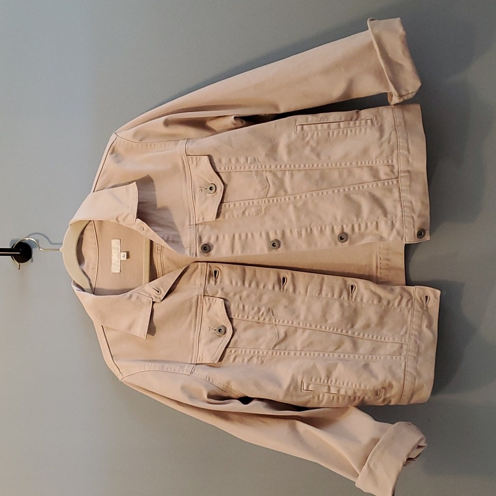 Large Pale pink jean jacket